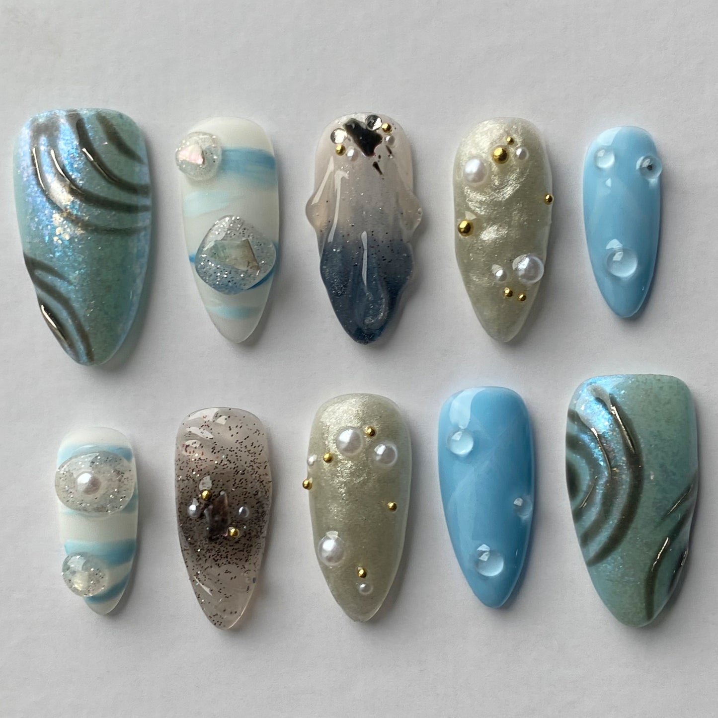 Coquillages de bord de mer