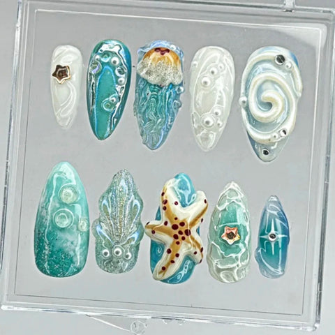 3D Starfish and Octopus