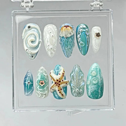 3D Starfish and Octopus