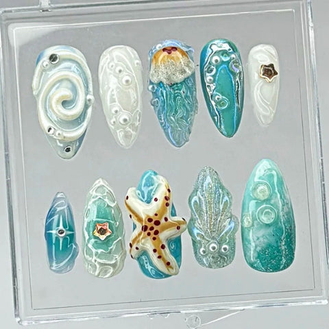3D Starfish and Octopus