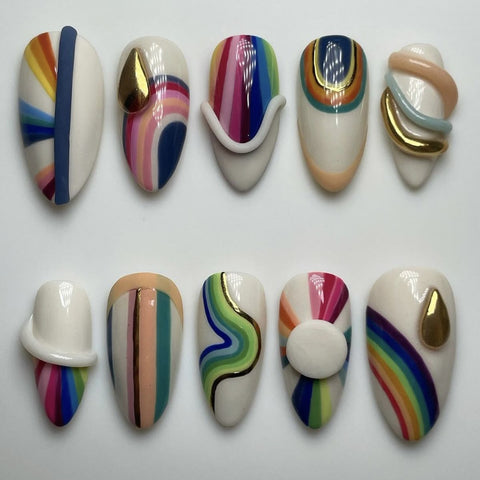 Colorful and White