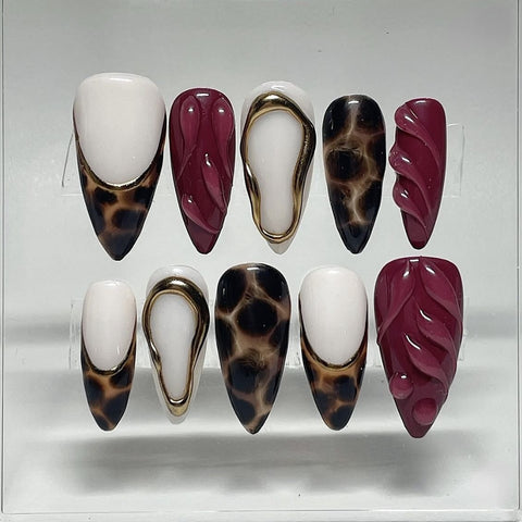 Red Leopard Print