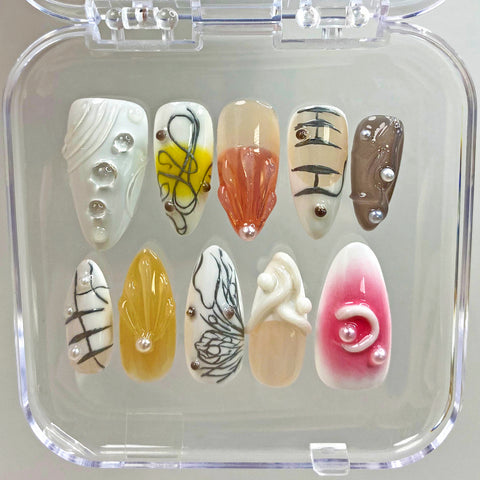 Perles et coquillages